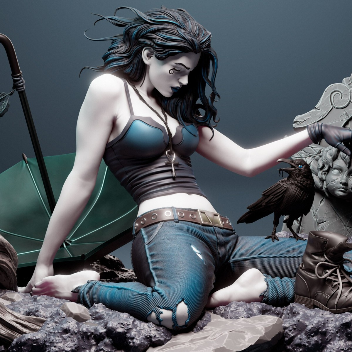 Sandman Death 1/9 scale Painted/Unassembled 12K Quality
