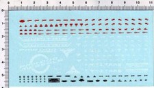 1/144 hg PMX-000 MESSALA GDM Model Kit Water Slide Decal