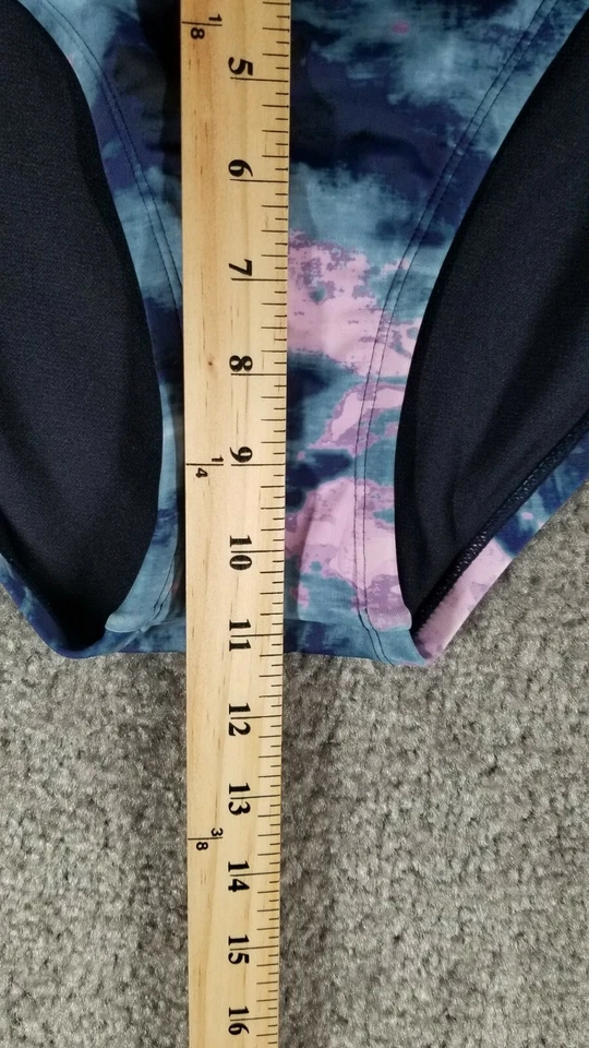 Parte inferior de bikini Avia para mujer talla XL 16/18 tie dye tiro medio azul/multi nuevo con etiquetas baño Foto 4 de 4