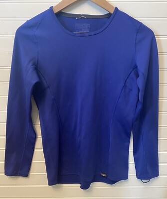 Patagonia Capilene Shirt XS Blue Active Baselayer Midweight