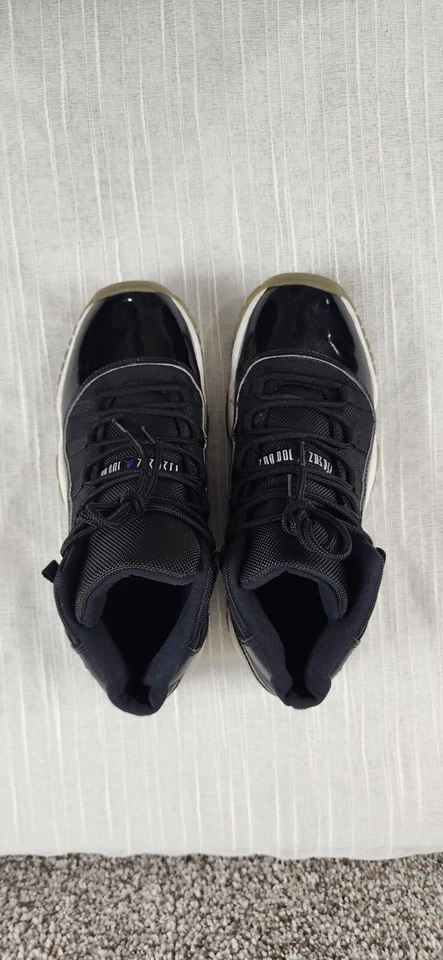 Nike Jordan 11 Retro Space Jam Negro Zapatillas altas Zapato Juvenil Talla 6Y Foto 2 de 4