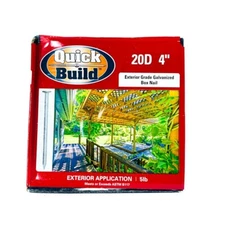Quick Build 20HGBX5LB Exterior Grade Galvanized Box Nails 20d 4 in - 5 lb Pack