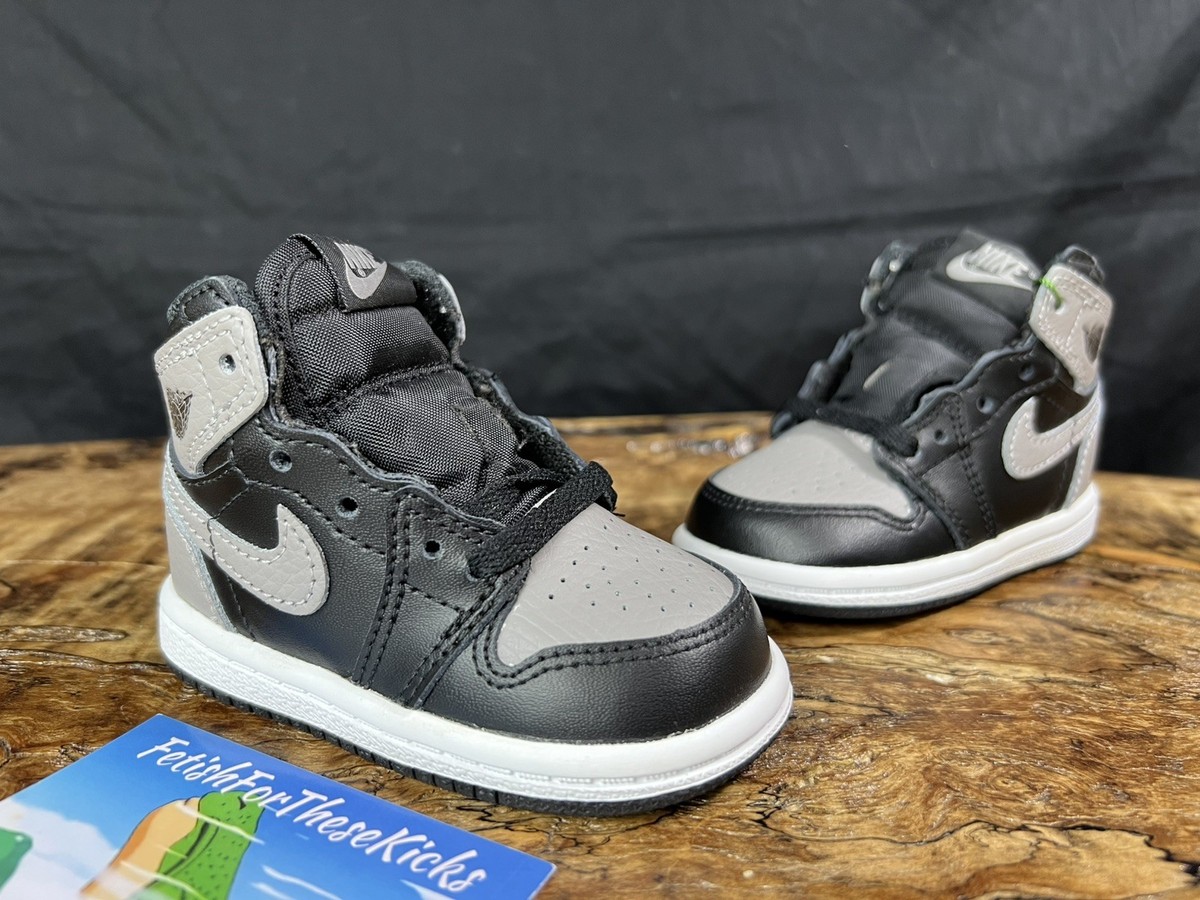 Air Jordan 1 High Retro OG Black Shadow Toddler Size 4C | eBay
