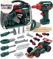 Kids Tool Set with Electric Drill  Take Apart Race Car, Construction Toys for B
