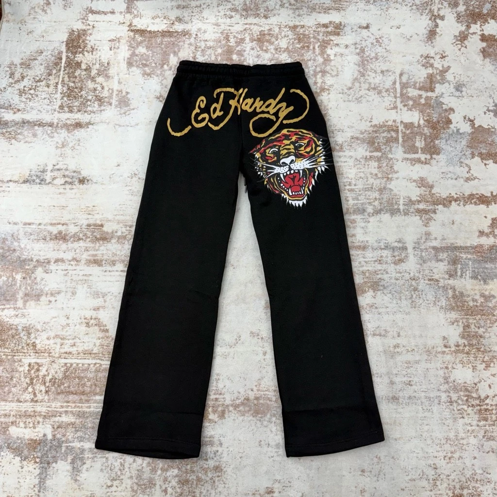 y2k ed hardy sweatpants size S