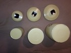 MCM west bend yellow Metal Canister Set of 3 with Lids: Flour Sugar Coffee — photo 3