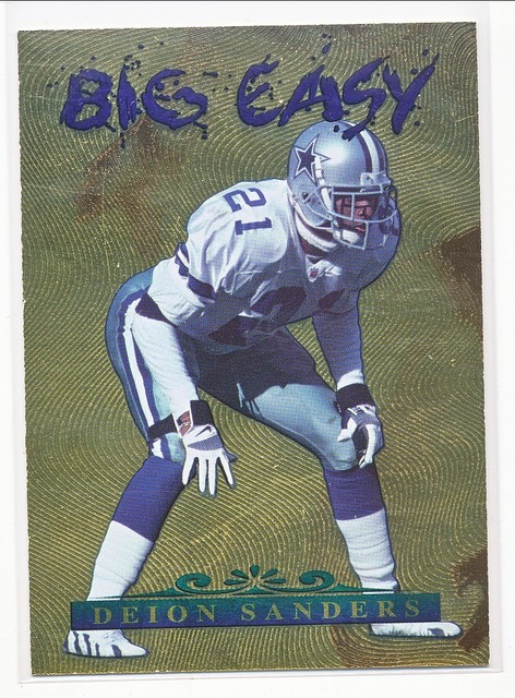 1996 Collector's Edge Deion Sanders Big Easy Gold Foil /3100