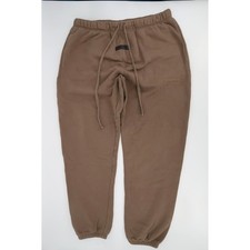 Fear of God Essentials Sweatpants Mens XL Brown Fleece Joggers Relaxed Fit