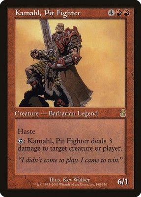 MTG Kamahl, Pit Fighter  - Odyssey #198
