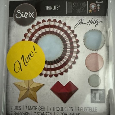 NIP Sizzix - Vault Rosettes Thinlits 666567 Tim Holtz