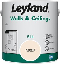 SALE Leyland Magnolia Silk Walls & Ceilings Interior Wipeable Paint 2.5L