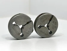 Swanson .250-36 UNS-2A Go .2311 NoGo .2280 Thread Inspection Ring Gage Set Used