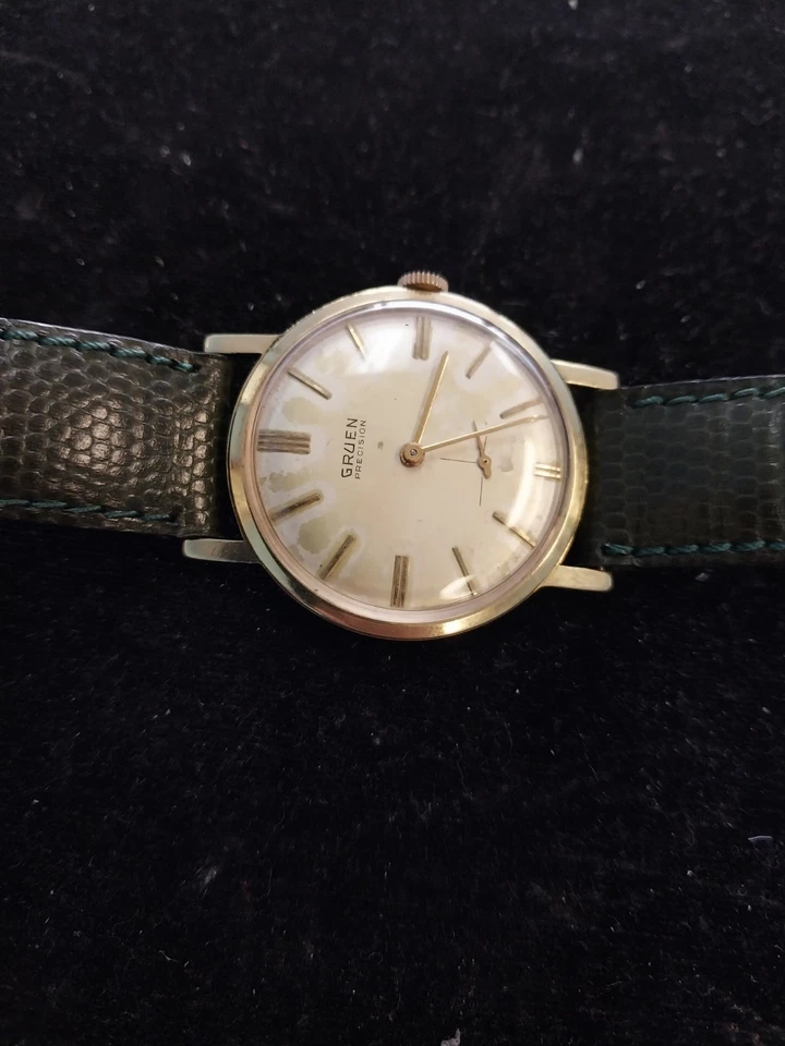 Vintage GRUEN men's manual wind watch 510 James Bond 17Jewels swiss 1960s - Image 4 of 4