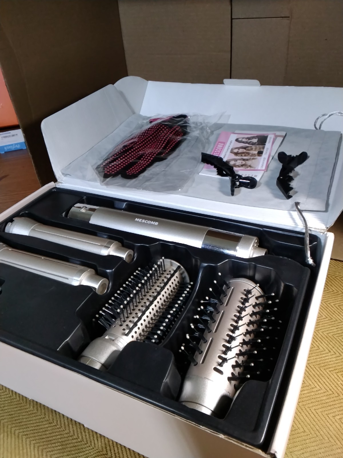 Mescomb 5 In 1 Interchangeable Styler High Speed Air Styling&Drying System 