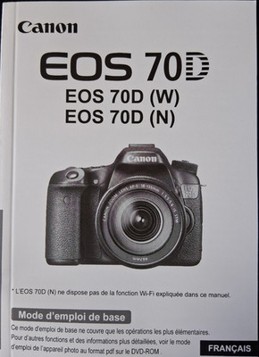 Betriebsanleitung Basicinstructiehandleiding Manuale Mode d'emploi CANON EOS 70D