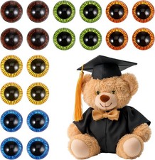 20Pcs 15mm Safety Eyes for Amigurumi Crochet Stuffed Animals Doll Making