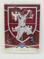 2024 Panini Crusade #19 Ryan Zimmerman Red /299 Washington Nationals