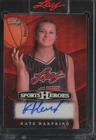 2026 Leaf Sports Heroes Prismatic Orange Kate Harpring 1/1 Auto Autograph