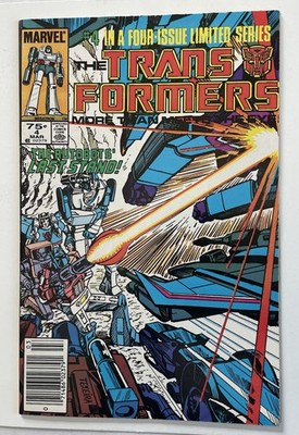 Transformers 4 1st Appearance of Shockwave 1985 Marvel Comics