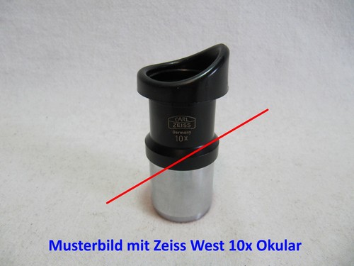 Carl Zeiss West Augenmuschel Paar Eye Piece Okular Mikroskop Augenmuscheln - Bild 7 von 10