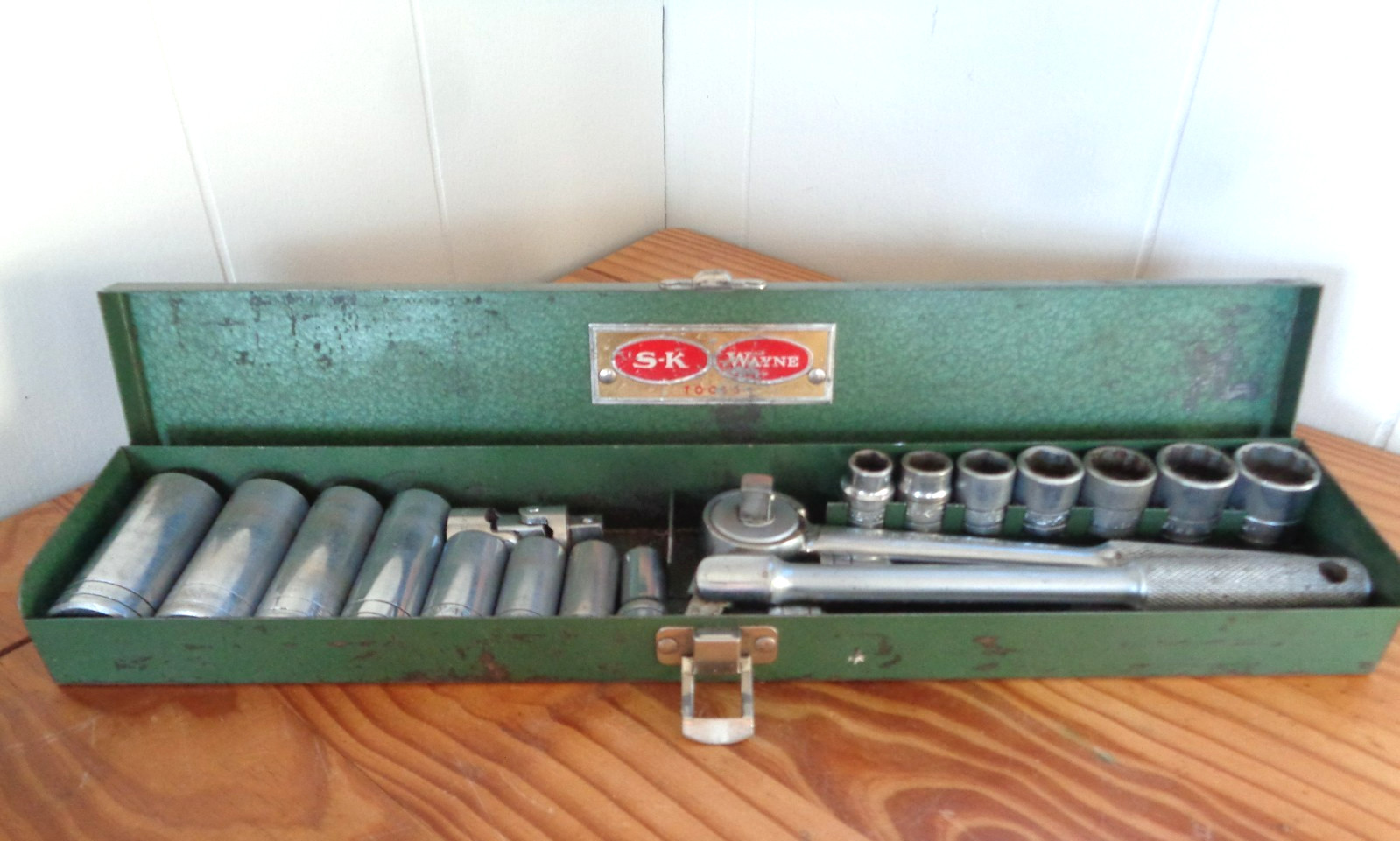 S-K Tools SK Wayne 3/8" Drive SAE Socket Set - 20 pieces + Metal Box