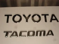 Letters for 1998 1999 2000 2001 2002 2003 2004 Toyota Tacoma Tailgate Emblem
