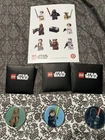 Lego Star Wars Target Smart Play Coins Complete Set Of 3 With One Sticker Sheet