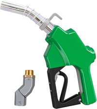 1'' NPT Automatic Fuel Nozzle with Fuel Hose Swivel  Hook, Auto Shut-Off Alumin