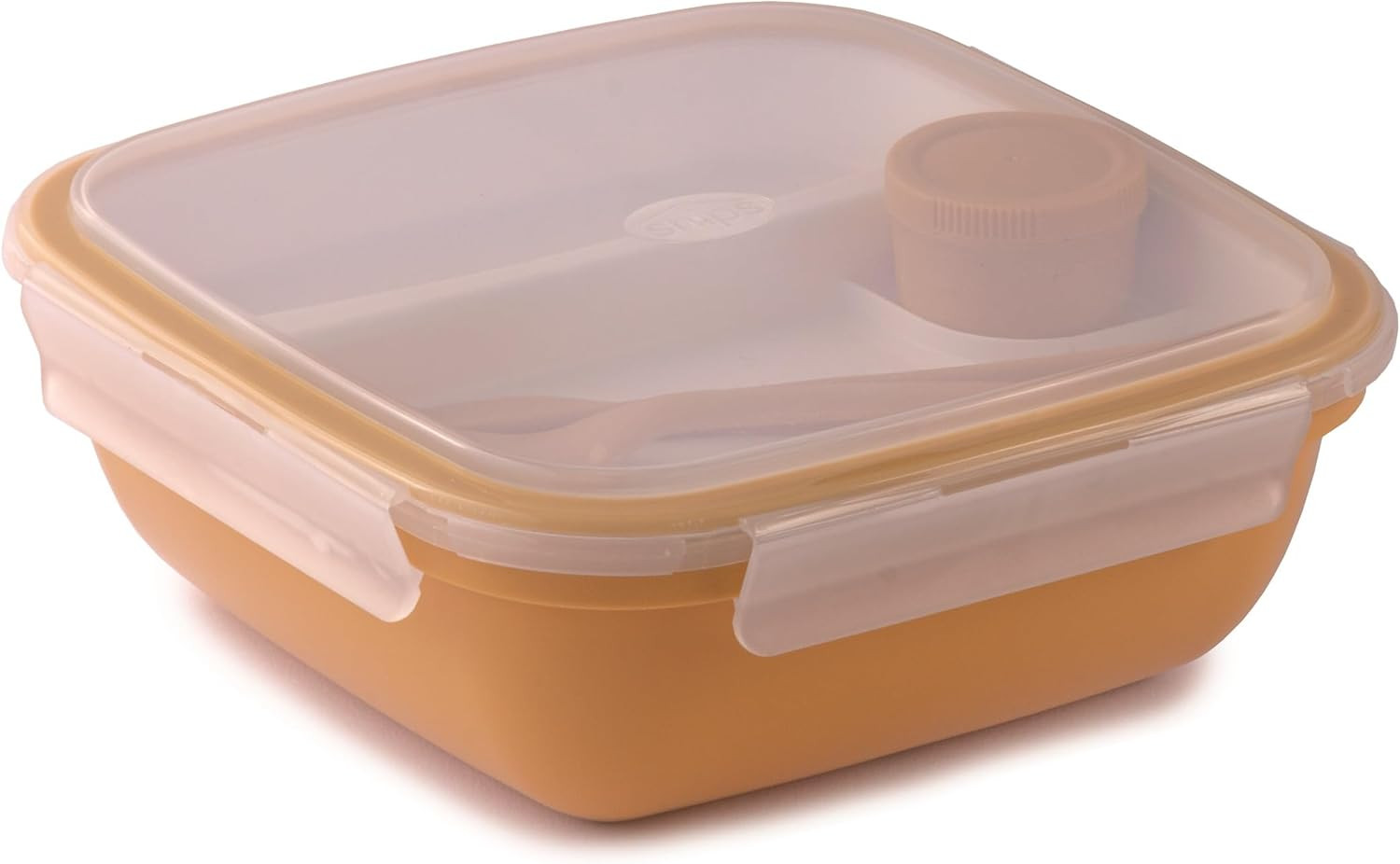 Porta Pranzo Ermetico Snips Fresh Quadrato 1,5L - Meal Prep Senape 0% BPA