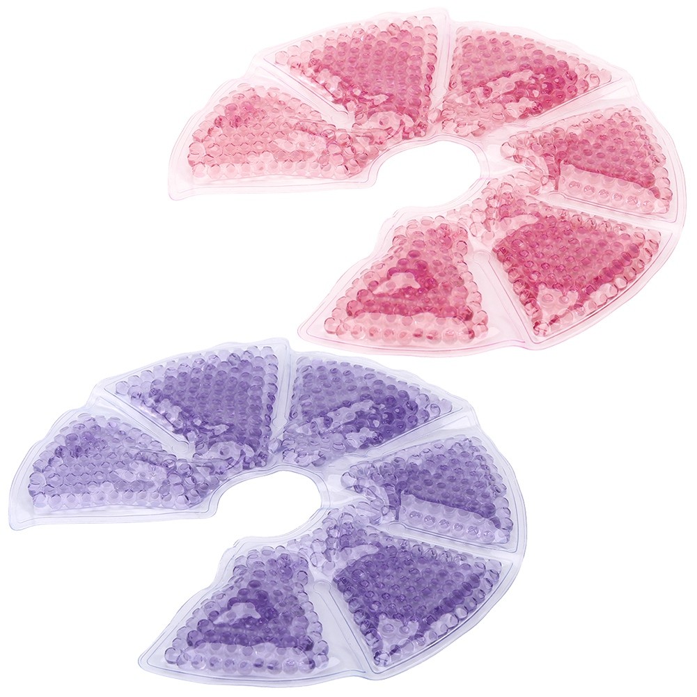 ⊹ 2Pcs Reusable 3 In 1 Breast Therapy Pad Hot & Cold Use For Nursing