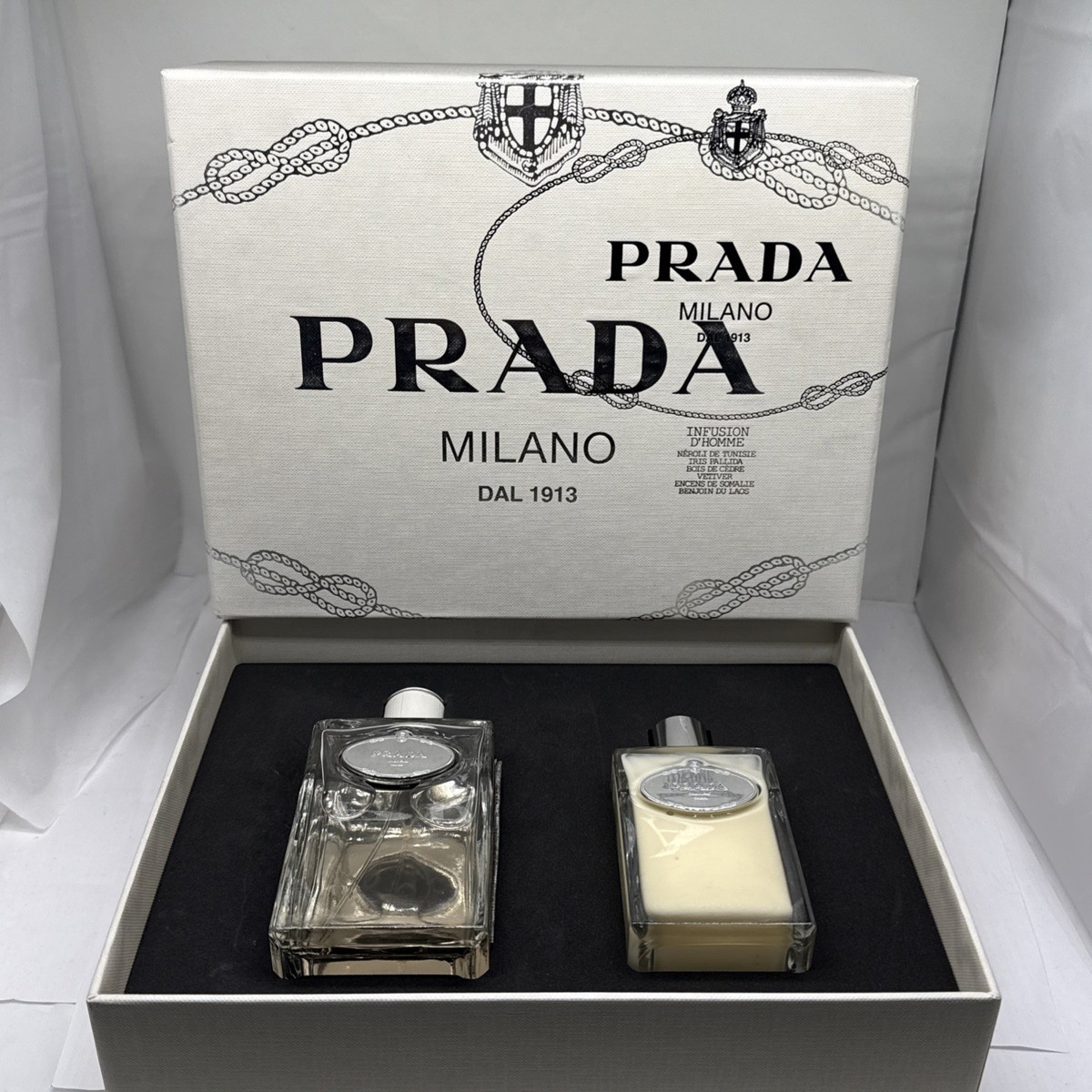 Prada Milano Infusion D'Homme Set 2pcs EDT 200ml/6.75oz After