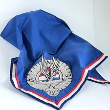 Boy Scouts Explorer Silver Award Neckerchief Eagle Compass Rare BSA