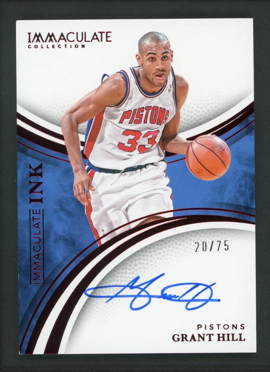 Panini Grant Hill Basketball Original Autographed Sports Trading