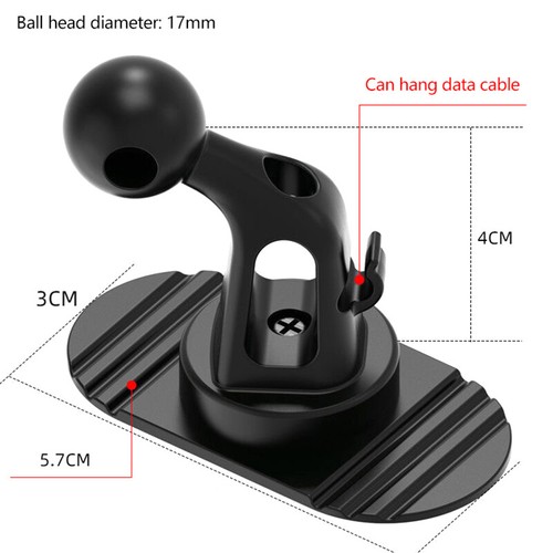 Universal Car Phone Holder Base 17mm Ball Head Sticker Base Car Phone Stands-* - Photo 7/14