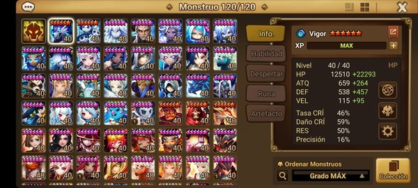 Cuenta Summoners War