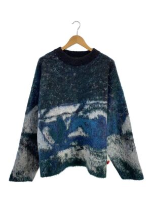 SHINYA KOZUKA KNIT SWEATER (THICK M MOHAIR Green 2402SK101 SHINYA KOZUKA KNIT SWEATER (THICK M MOHAIR Green 2402SK101