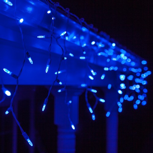 70 LED Icicle Christmas Lights Indoor Outdoor String Wedding Party Connectable - Picture 15 of 34