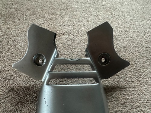 Aprilia RSV Mille 1000 Tuono Gen 1 Front Exhaust Fairing V Panel Shroud Cover - Picture 3 of 6