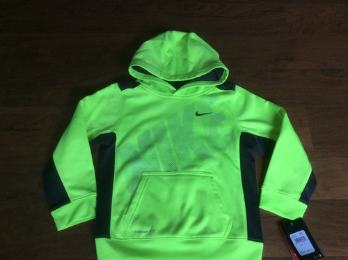 Nike Boys Thermal Fit Hoodie size 6 Volt - Bild 2 von 5