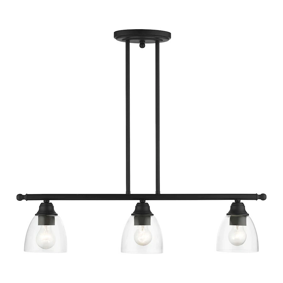 3 light linear sale chandelier