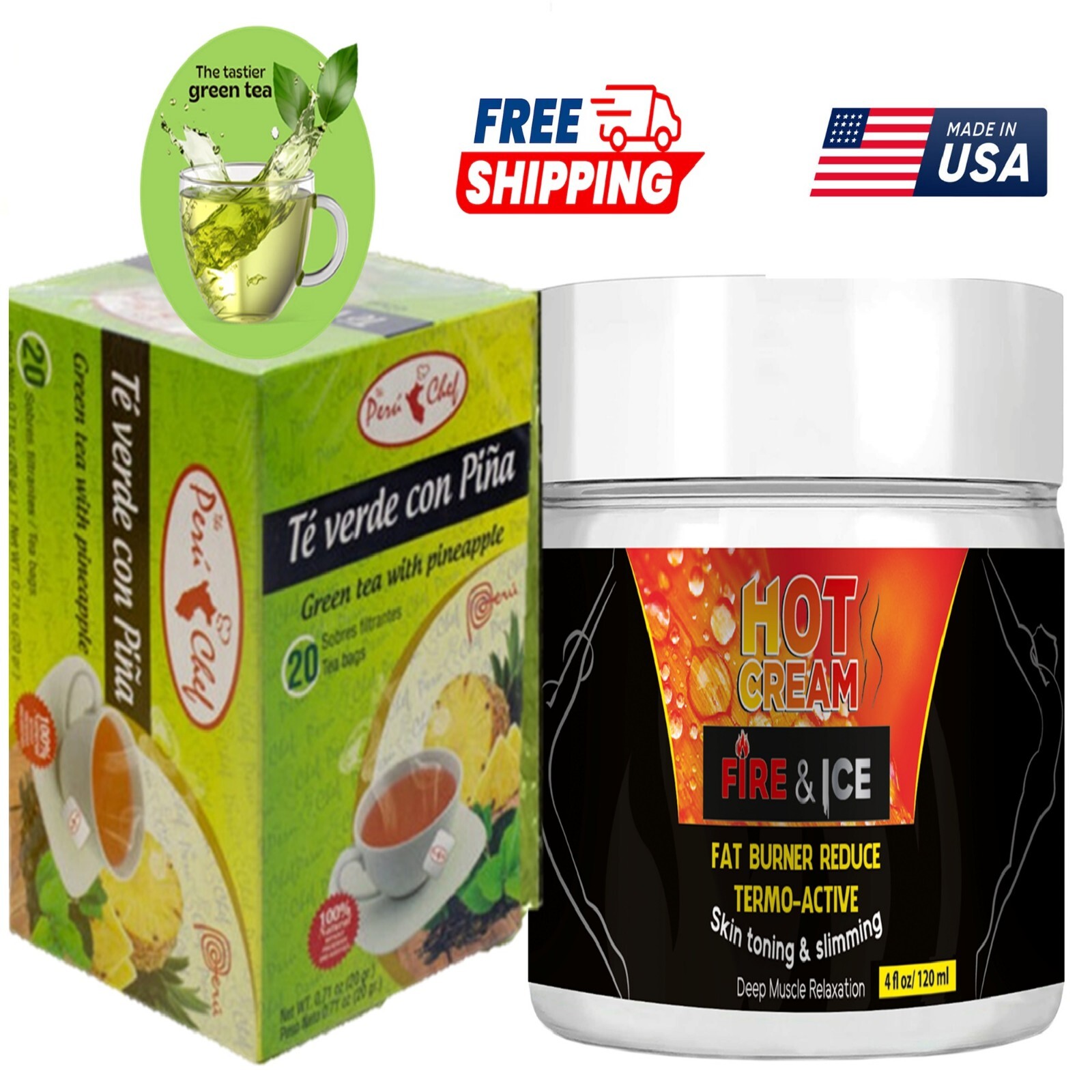 Reduction cream Lose Weight Firming And Slimming Cream | Pineapple Green tea