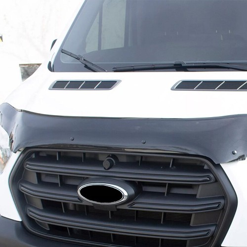 Hood Protector Bug Shield Deflector Fits For 2015 2016-2020 Ford Transit Van . - Picture 4 of 13