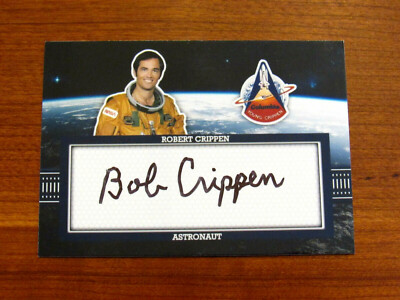 BOB CRIPPEN STS SHUTTLE ASTRONAUT SIGNED AUTO NASA PHOTO BRS2017 CARD GEM