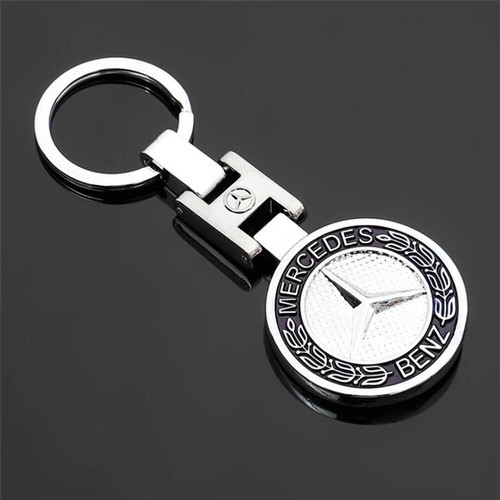 2Stk 3D Schlüsselanhänger Für Mercedes Benz AMG MetallSchlüsselbund Stern Emblem - Bild 7 von 7