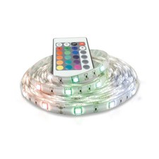 Crompton LED Strip Light 5m RGB Colour Changing with Remote Control 32W IP65