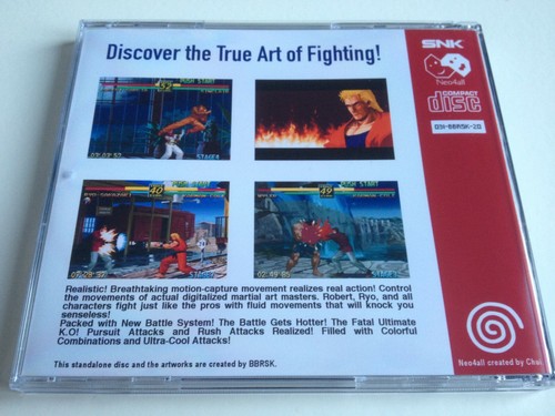 SEGA Dreamcast Art of Fighting 3 SNK neo4all neo geo - Imagen 3 de 6