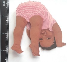 3D African American Baby Pink Outfit CUSTOMER APPRECIATION Embellishment 147