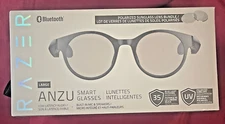 RAZER Anzu Round Large Bluetooth Smart Glasses - POLARIZED - MIC- NEW & SEALED