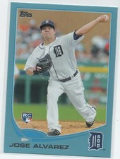 2013 Topps Update WALMART BLUE #US278 Jose Alvarez DETROIT TIGERS RC 10