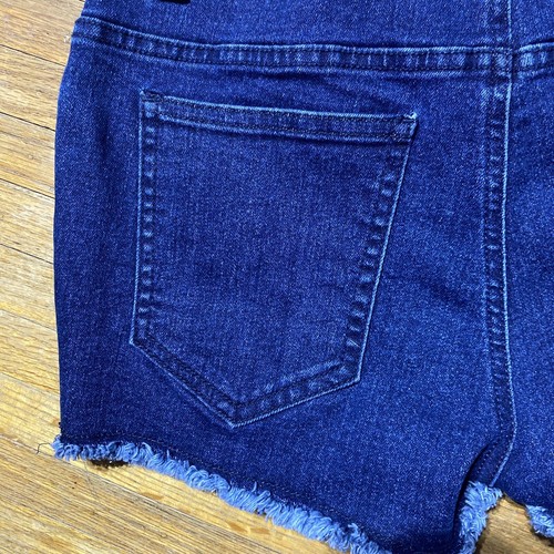 Venus Denim Blue Shorts Size 2 Low Rise Raw Hem Stretch Womens - Picture 7 of 11